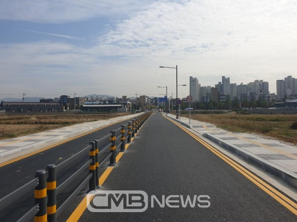 신흥마을 진입도로(증로3-243호) 준공 모습 (사진제공 : 천안시청)