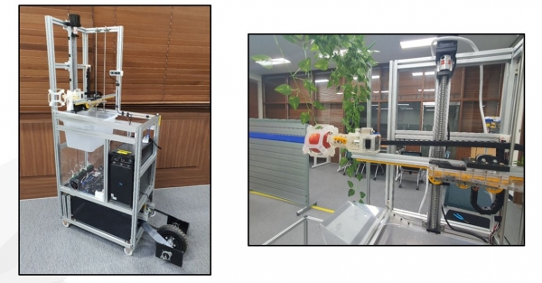 스마트팜 자동화 수확 로봇 : 사진 한기대 제공
